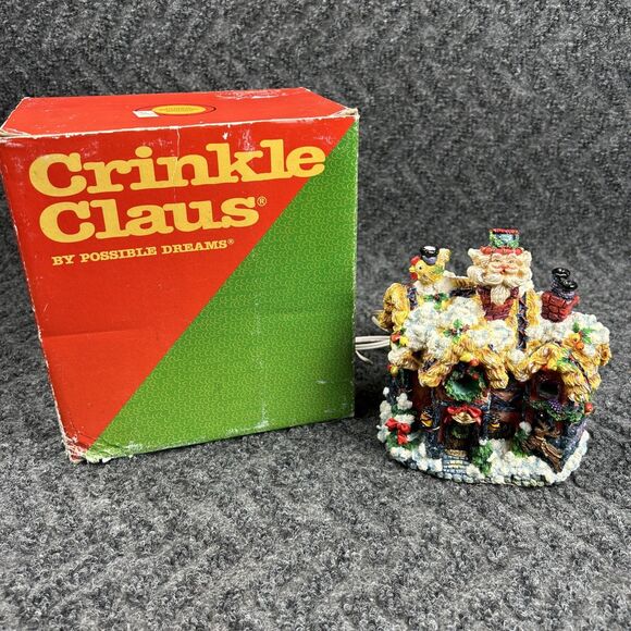 Crinkle Claus Possible Dreams "Crinkle Farmhouse Santa 1997 #659657 Light Kit - Picture 1 of 12